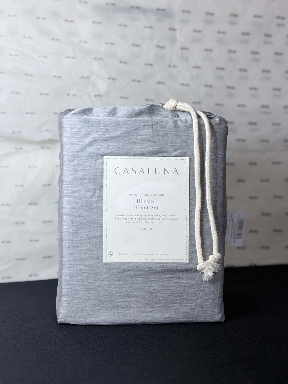 Casaluna Blissful Rayon from Bamboo Queen Sheet Set